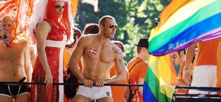 Copenhagen Gay Pride D Nischer Stolz Im August