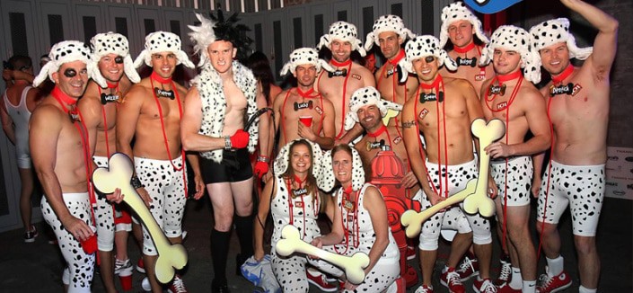 Gay Halloween in New Orleans 2022 means party time dress up