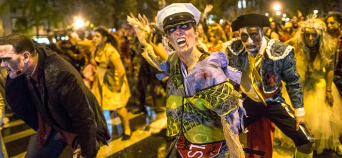 Villaggio Halloween Parade New York Processione Spettrale