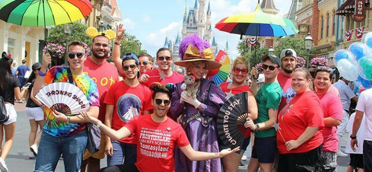 RED Shirt Pride Day Orlando 2023 wear a red shirt to Magic Kingdom