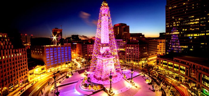 Indianapolis Christmas Events & The Circle of Lights 2023