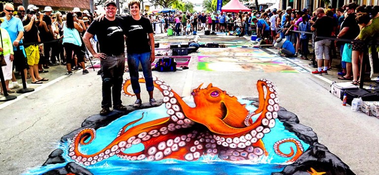 Lake Worth Street Painting Festival 2025 Con Oltre 600 Artisti   Lake Worth Street Painting Festival 3 768x355 