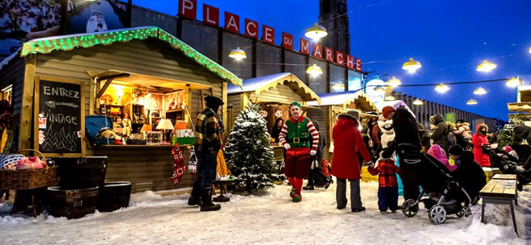 Christmas house wooden