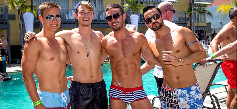 Palm Springs Mega Pride Pool Party 2023 the biggest pool party