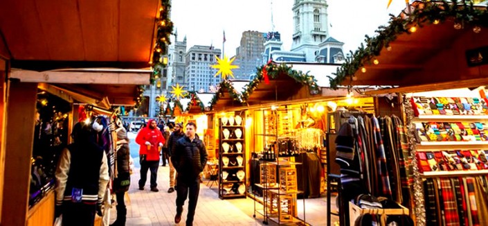 Marché de Noël de Philadelphie et attractions de vacances 2024