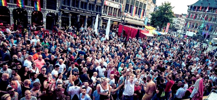 Sonntags-Outdoor-Party Antwerp Pride 2025