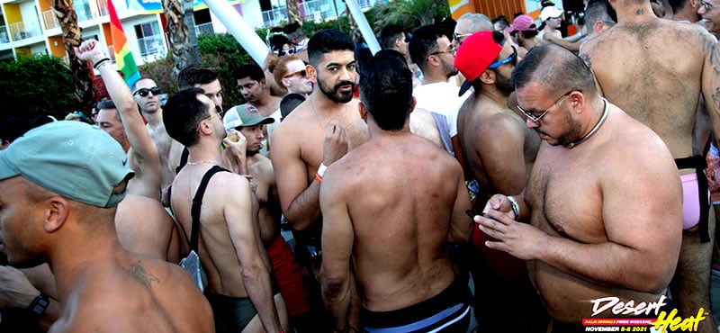 Palm Springs Mega Pride Pool Party 2023 the biggest pool party