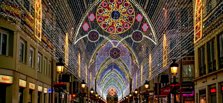 Malaga Christmas Lights Markets and New Year Celebrations 2024